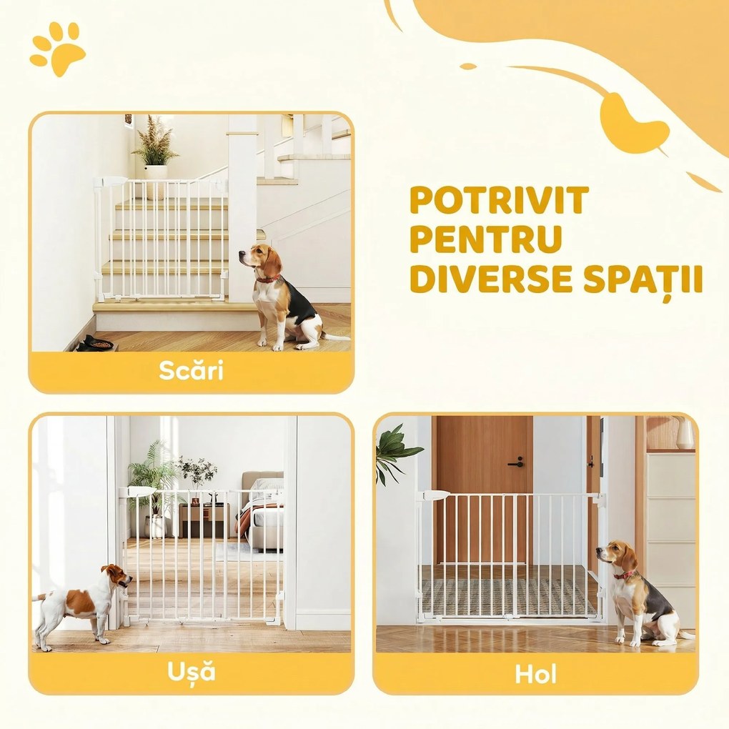 PawHut Barieră extensibilă divizor | Aosom Romania
