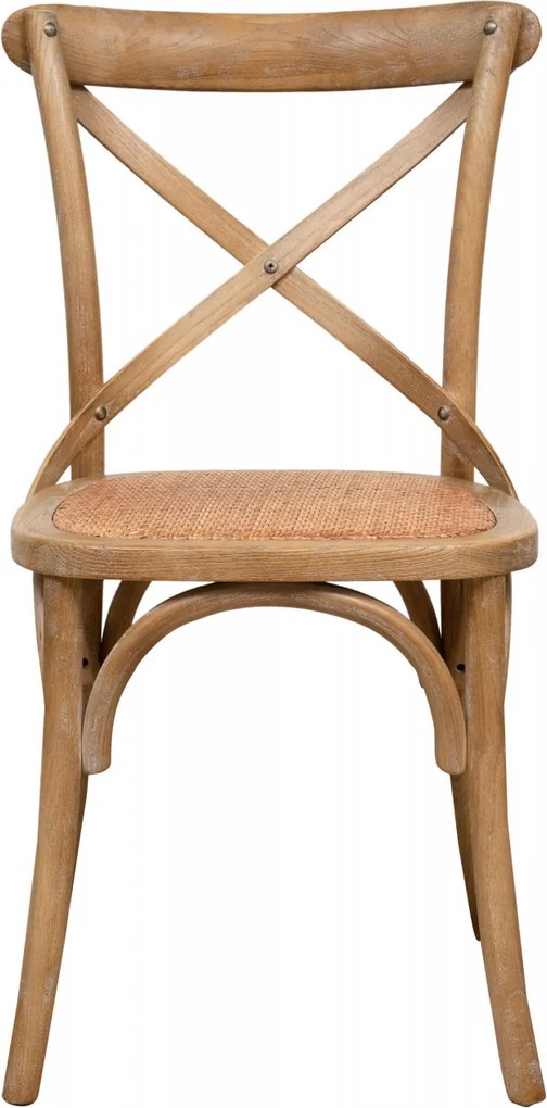 Scaun Thonet din lemn masiv si sezut din ratan