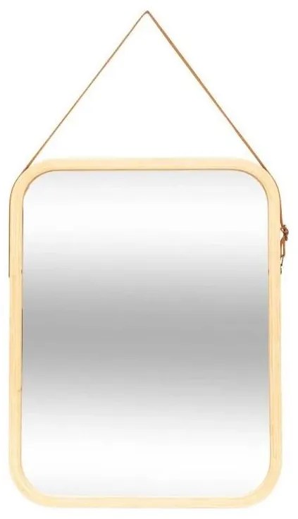 5five - Oglindă de perete LOFT 45x35 cm bambus