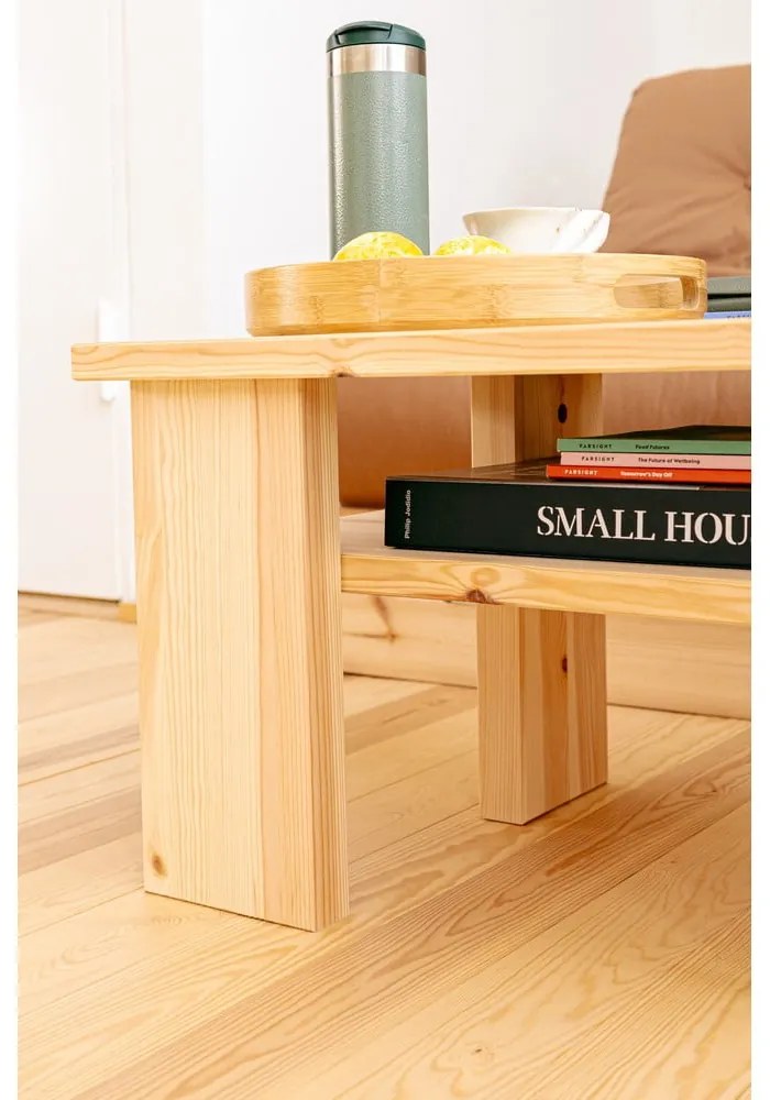 Măsuță de cafea în culoare naturală din lemn de pin 45x68 cm Japan – Karup Design