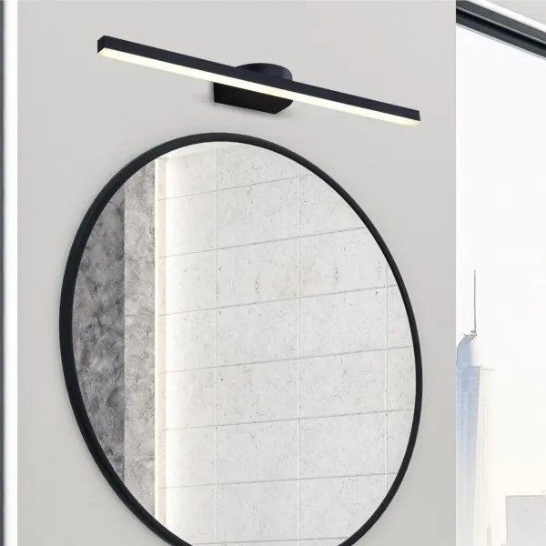 Aplică LED pentru tablouri Zuma Line W89551-60BK ARVI LED/20W/230V 60 cm negru