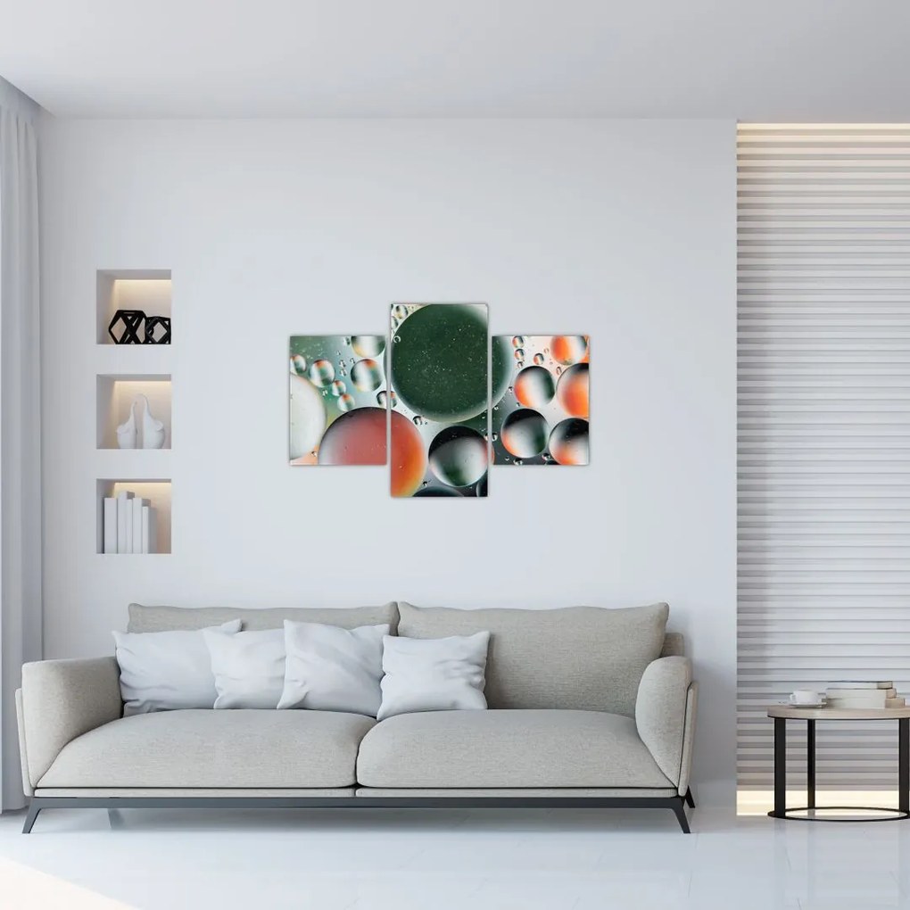 Tablou abstract - buline (90x60 cm)