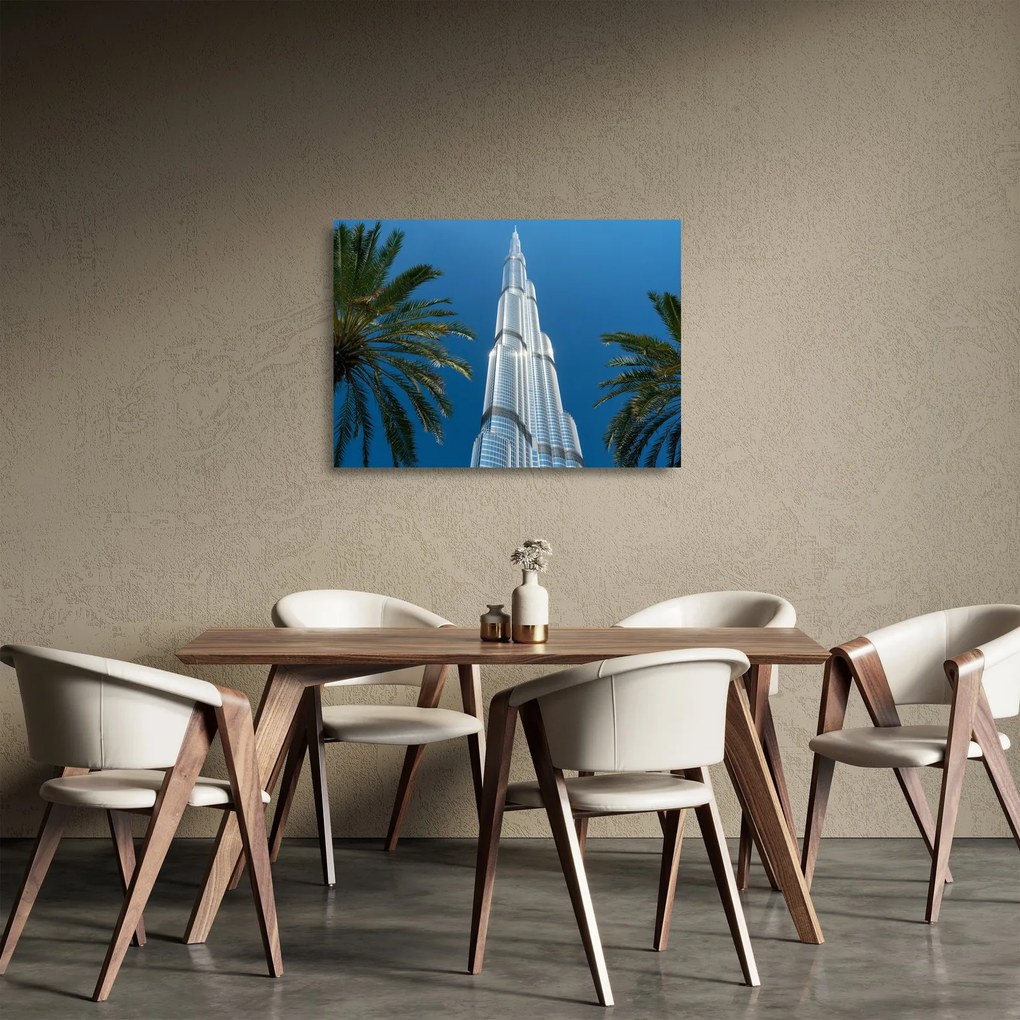 Tablou pe sticlă - Burj Khalifa (70x50 cm)