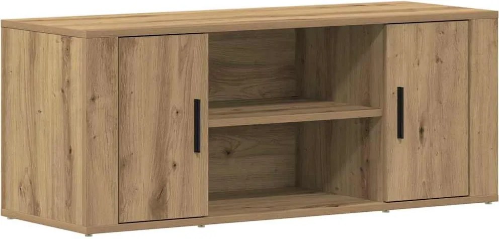 vidaXL Cabinet TV stejar artizanal 100 x 35 x 40 cm Lemn compozit