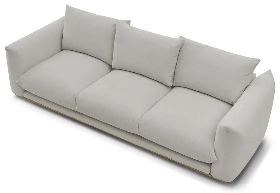 Canapea gri deschis 265 cm Ernest – Bobochic Paris