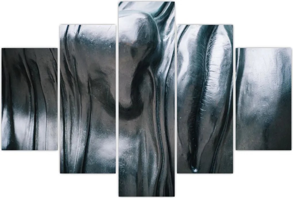 Tablou - Fața din oțel (150x105 cm)