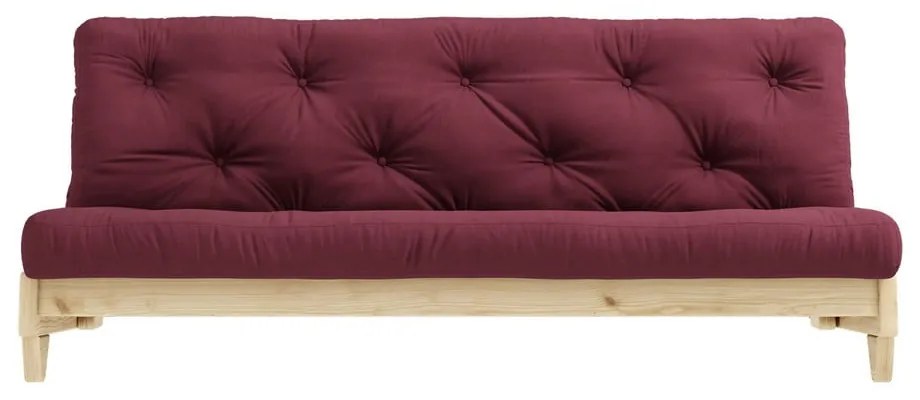 Canapea variabilă Karup Design Fresh Natural/Bordeaux