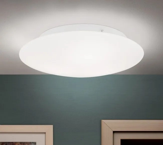Plafoniera moderna diametru 45cm, Alba