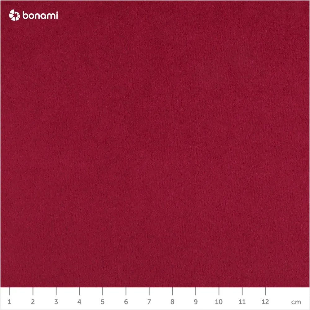 Taburet din catifea Milo Casa Santo, roșu