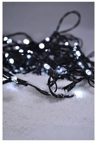 Brilagi - Ghirlandă LED pentru exterior, 150 LED, 8 moduri, 18 m, IP44, alb rece