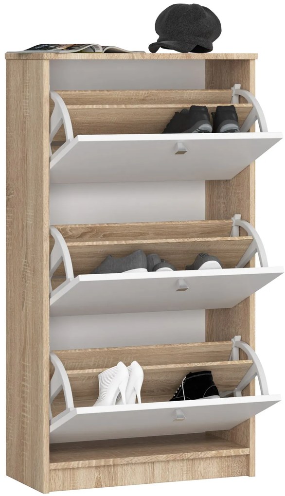 Pantofar Satori (Stejar sonoma + Alb). 1069539