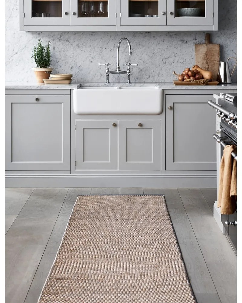 Covor pentru exterior și interior bej 60x125 cm Effi Granit – Pappelina