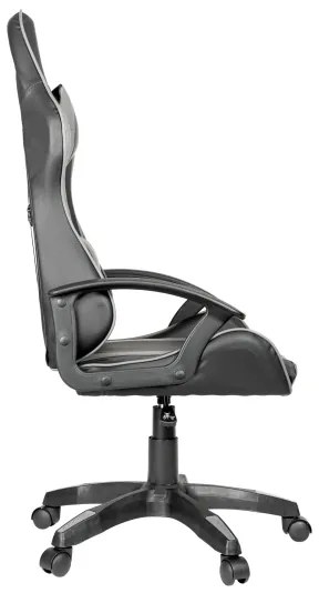 Scaun pentru jocuri video VARR Zolder negru/gri