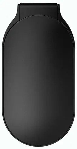 Simplehuman Coș de gunoi oval cu pedală și cadrudin oțel inoxidabil Slim 45 l, negru