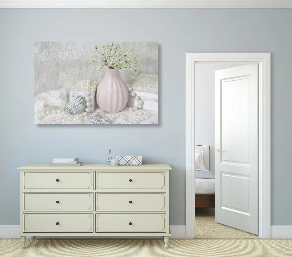 Tablou natura moartă Shabby Chic de lux