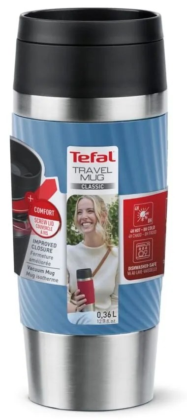 Cană de voiaj albastru-deschis 360 ml – Tefal