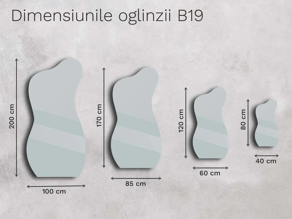 Oglindă Base B19 40×80