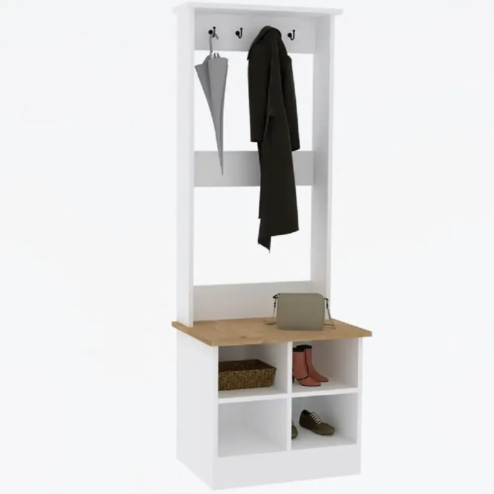 Cuier Mara  culoare alb 175 cm 