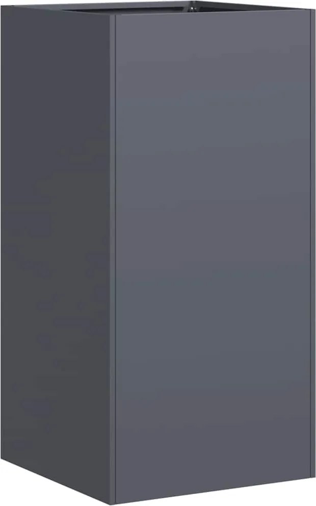 vidaXL Jardinieră Antracit 40x40x80 cm Oțel laminat la rece