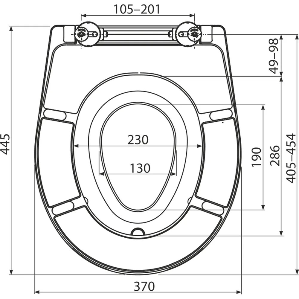 Capac wc soft close pentru copii integrat Alcaplast 606