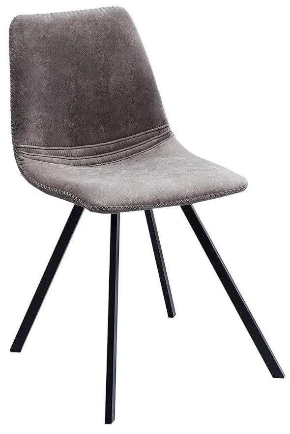 Scaun dining gri inchis Chair Amsterdam Retro Taupe Grey