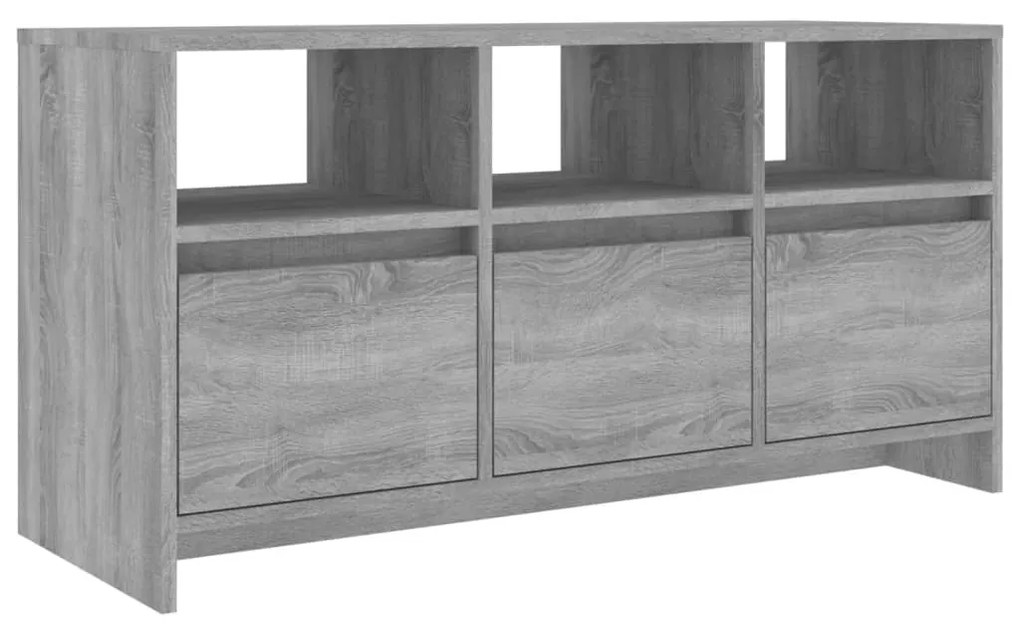 813024 vidaXL Comodă TV, stejar gri sonoma, 102x37,5x52,5 cm, PAL