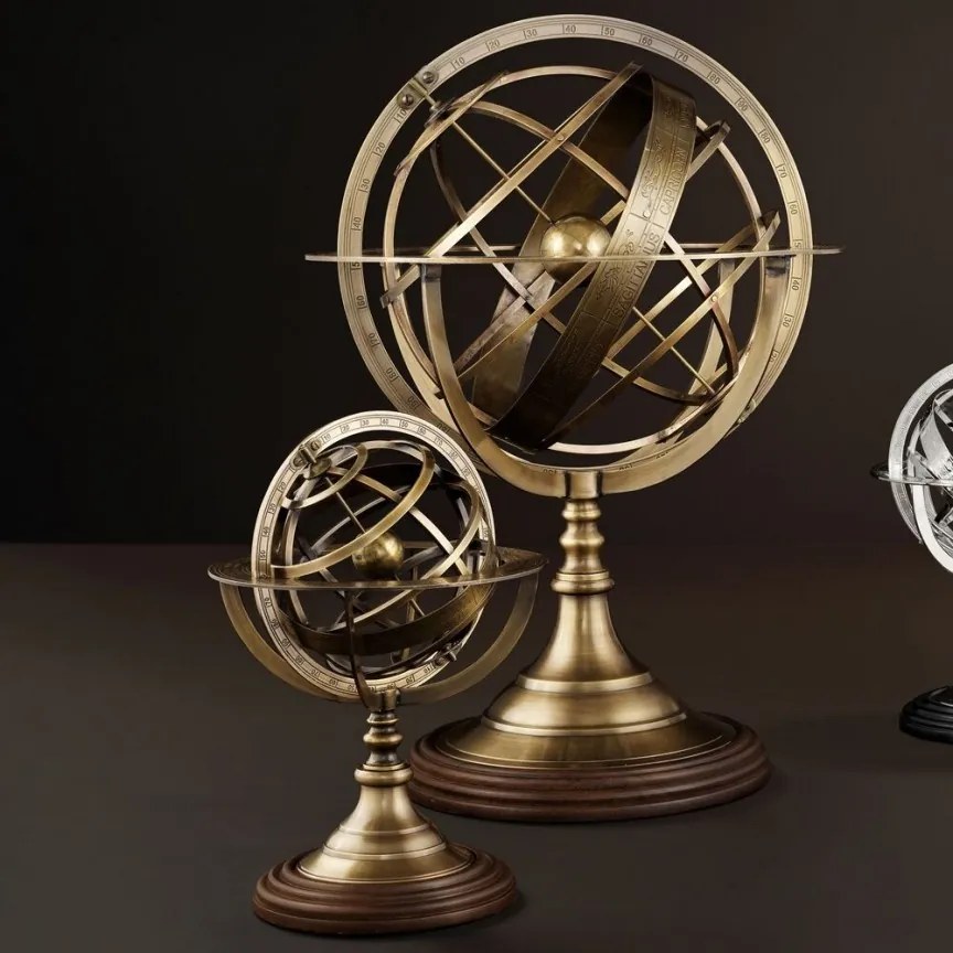 Obiect decorativ LUX Globe L, alama antica 103790 HZ