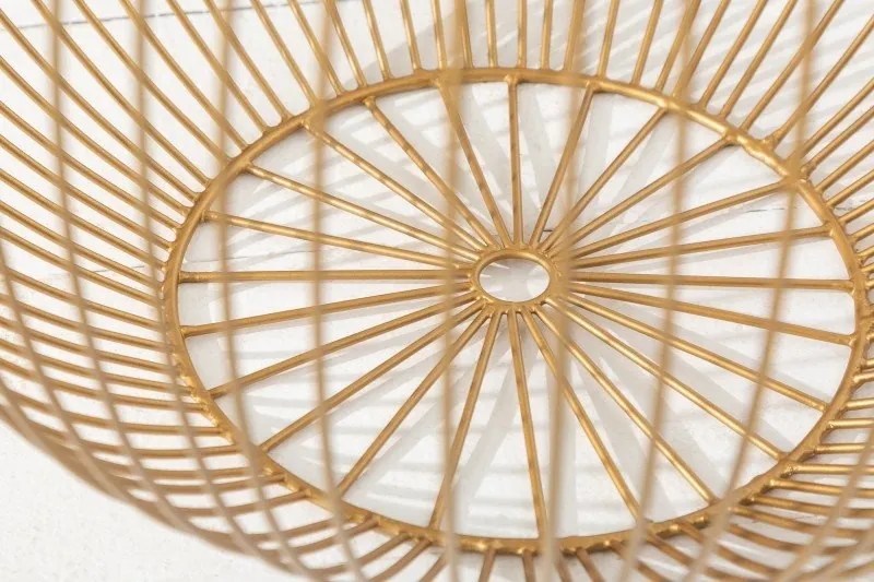 Masuta laterala Storage II 41cm auriu, alb