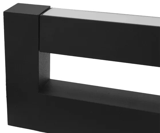 Aplică LED de exterior 2xLED/4W/230V IP54 30 cm negru