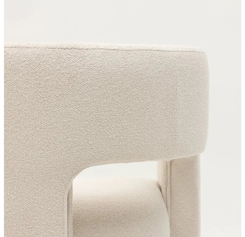 Fotoliu design bej deschis ALPAH LOOP