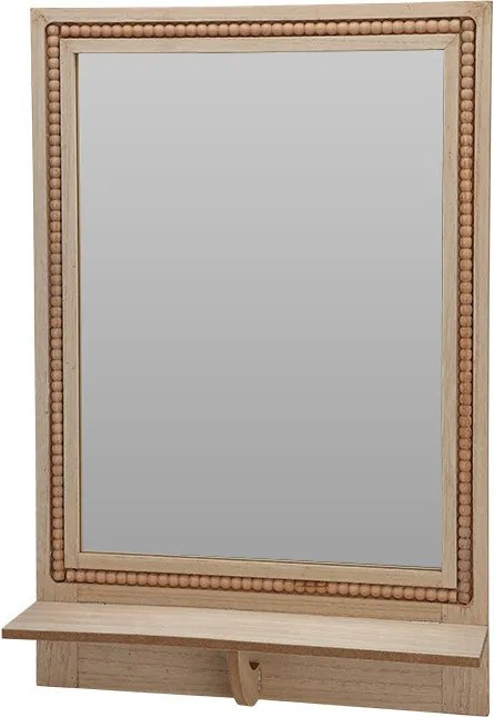 Oglinda de perete cu raft, 40 x 60 cm