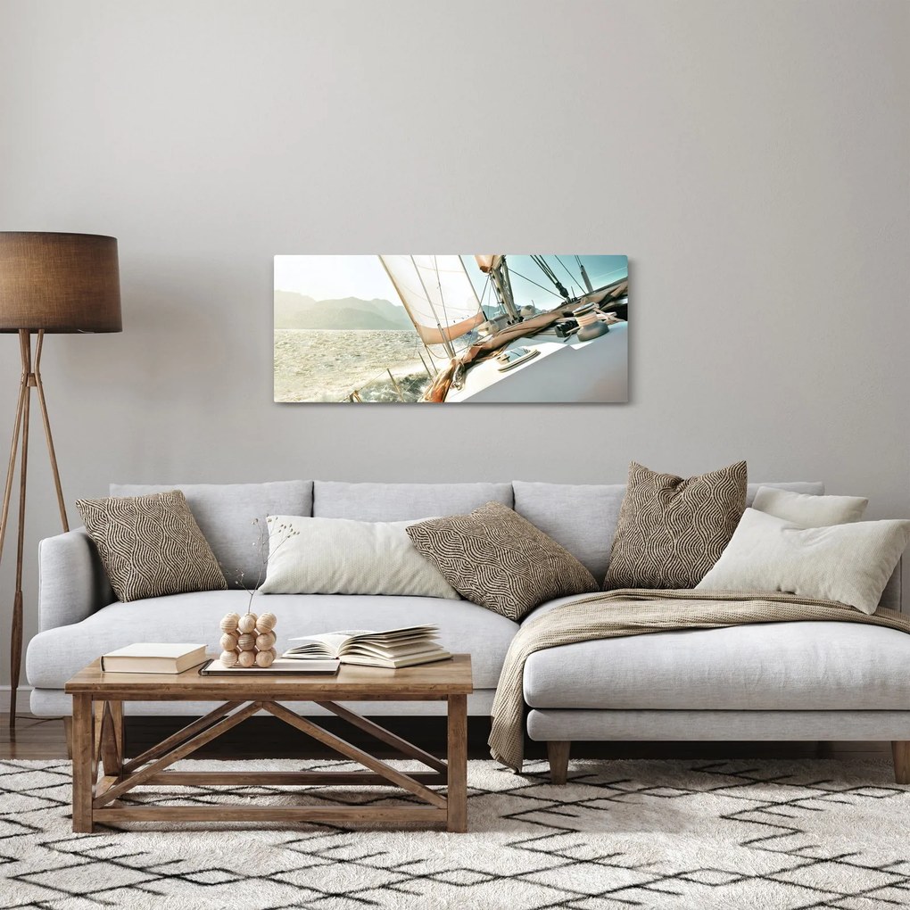 Tablou - Yacht (120x50 cm)