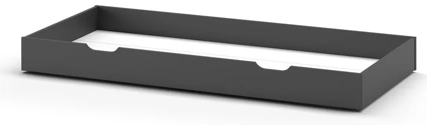 Sertar pentru pat de copii gri antracit 90x200 cm DALLAS – Vipack