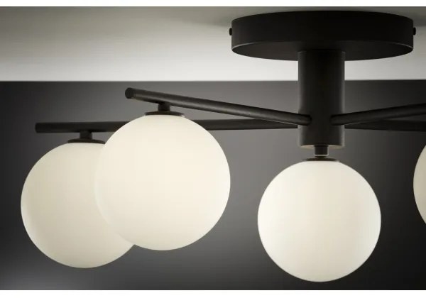 Jupiter 2049 - Lustră aplicată PRATO 5xG9/14W/230V negru/alb