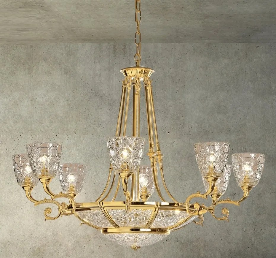 Candelabru elegant LUX realizat manual Raffaello