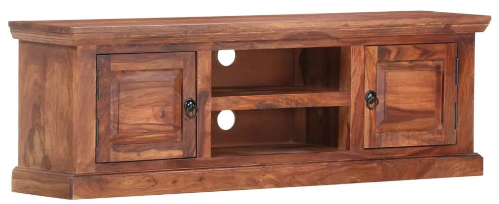 Comoda TV, 120 x 30 x 40 cm, lemn masiv de sheesham