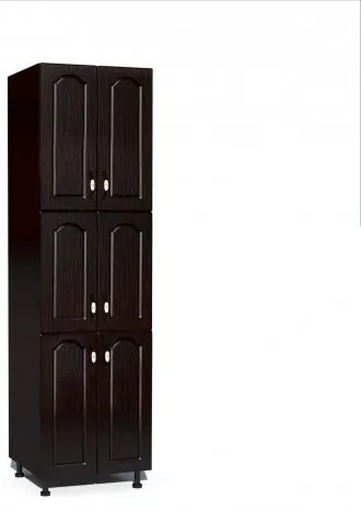 Soldat 60 cu 6 usi Zebra MDF mustata wenge