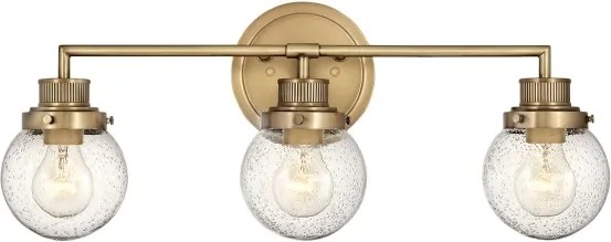 Quintiesse QN-POPPY3-HB-BATH - Aplica de perete pentru baie POPPY 3xE27/60W/230V IP44 aurie
