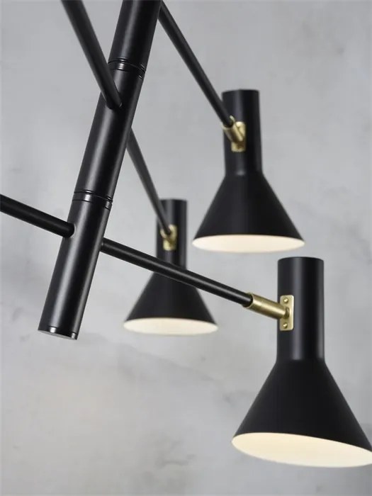Lustra moderna cu brate reglabile Izmir 3-arm black