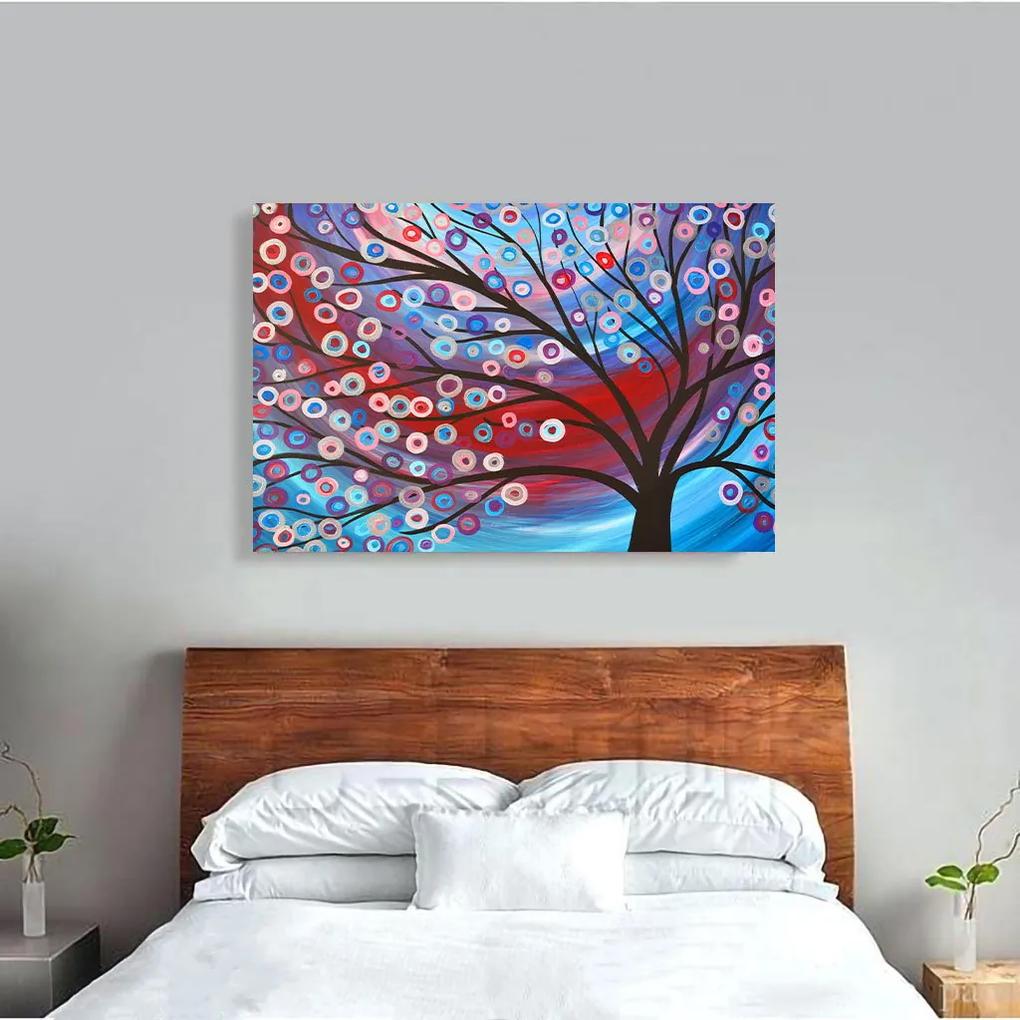 Tablou Canvas - Copac inflorit minimalist 60 x 95 cm
