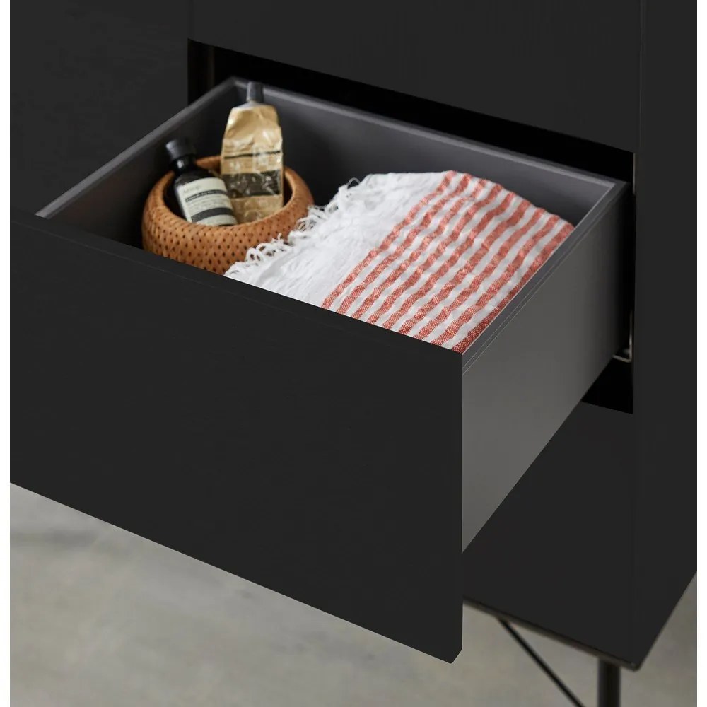 Comodă Edge by Hammel, negru