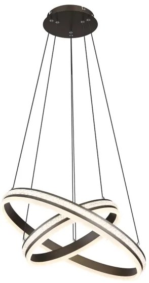 Lustră LED dimabilă pe cablu Globo 67314-60H GROUNI LED/60W/230V + telecomandă