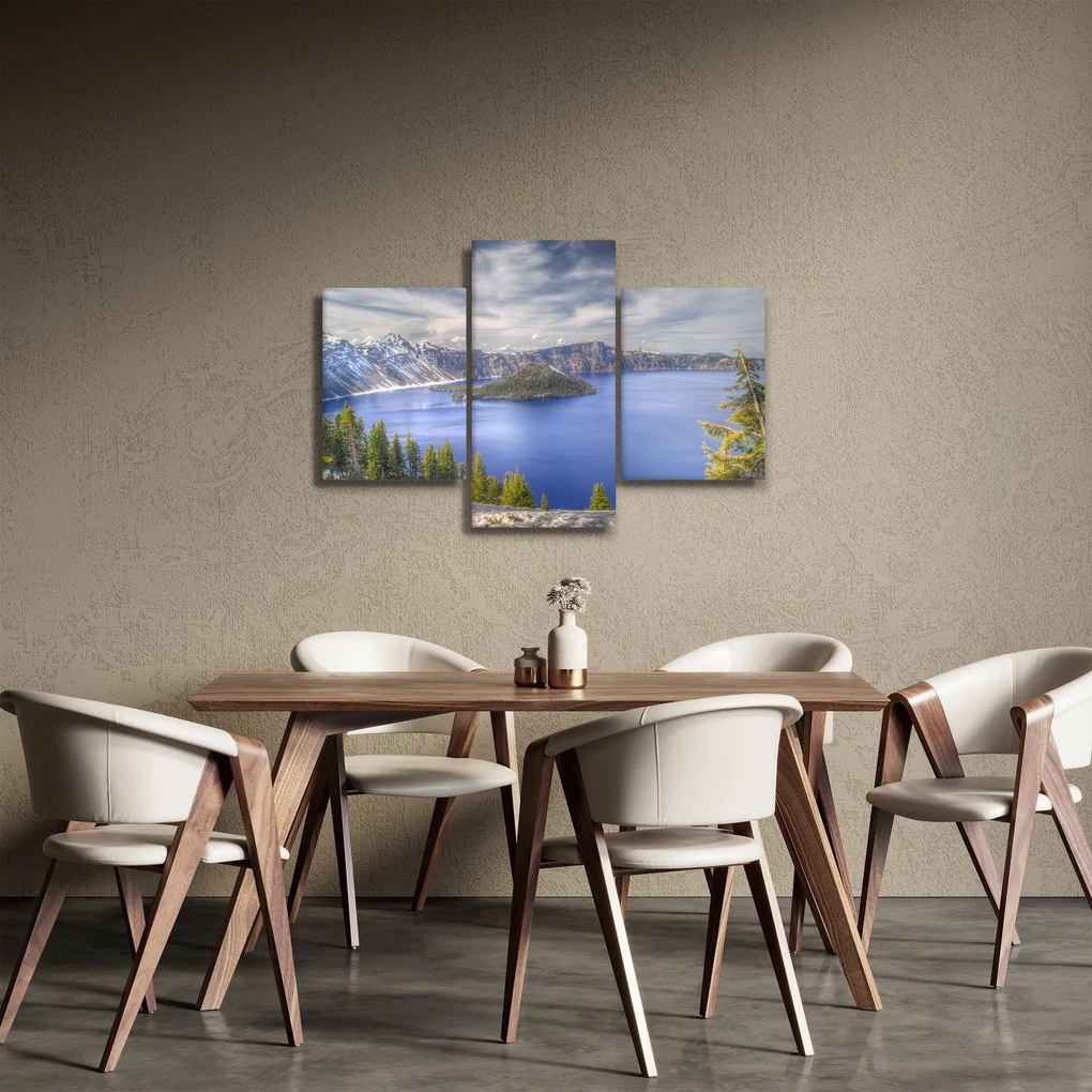 Tablou lacul montan (90x60 cm)