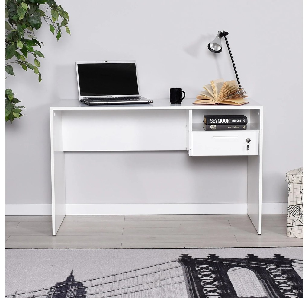 Masă PC Dolodu 5 (alb) . 1094956