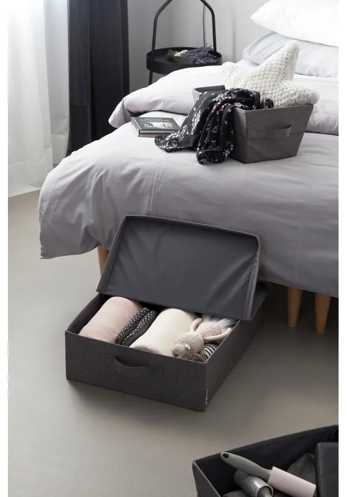 Cutie de depozitare Bigso Box of Sweden Underbed, gri