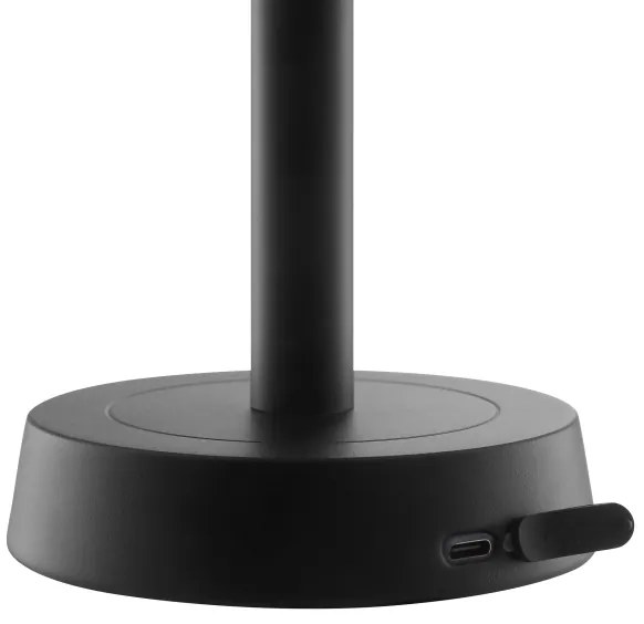 Brilliant - Lampă de birou reîncărcabilă RAZOR cu LED, control tactil și reglare a luminozității, 2,5W/5V, 2700K, IP44, negru