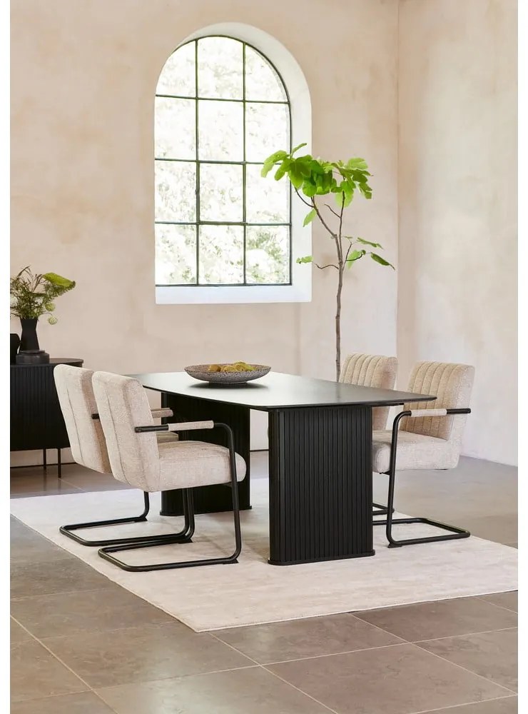 Scaun de dining bej Trout – Unique Furniture