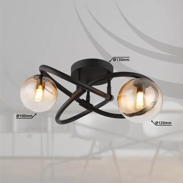Globo 56141-2D - Lustră LED aplicată TUBERIUS 2xG9/3,5W/230V