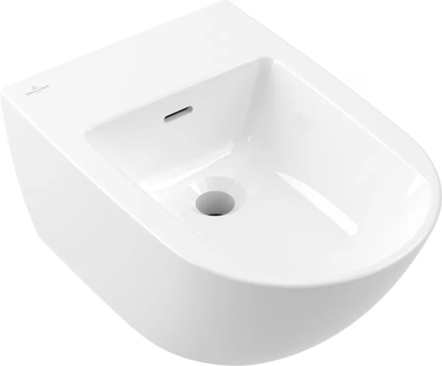 Bideu suspendat Villeroy&Boch Subway 3.0 cu finisaj alb Alpin CeramicPlus