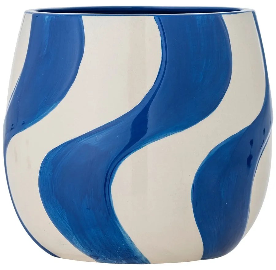 Ghiveci decorativ din gresie pictată manual ø 20,5 cm Romy – Bloomingville